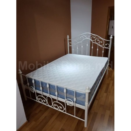 Pat din fier forjat alb modern A-43